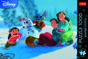 Trefl Puzzle-Puzzle 1000 Teile: Disney|Lilo & Stich im Schnee