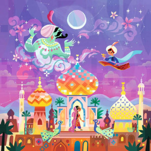 Ravensburger-Puzzle 64 Teile: Aladdin und die Wunderlampe