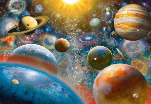 Ravensburger-Puzzle 1000 Teile: Planeten
