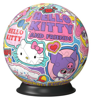 Ravensburger-Puzzle 72 Teile: Hello Kitty - 3D Puzzle-Ball