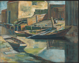 Art Revisited-Puzzle 1000 Teile: Boote vom Maler