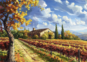 Malerische Weinberge