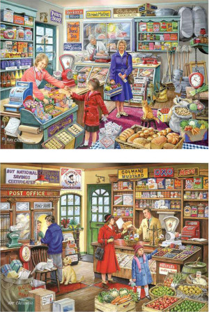 The House of Puzzles-Puzzle 500 Teile: Im Süßwarenladen