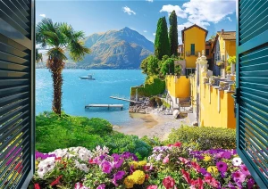 Trefl Puzzle-Puzzle 1000 Teile: Blick auf den Comer See