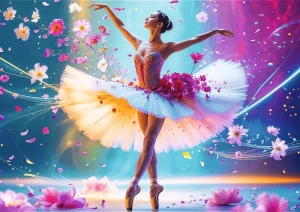 Trefl Puzzle-Puzzle 1000 Teile: Tanzende Ballerina