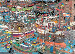 Jumbo-Puzzle 1000 Teile: Jan van Haasteren|SAIL Amsterdam 2025
