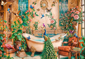 Castorland-Puzzle 1000 Teile: Badezimmer voller Fantasie