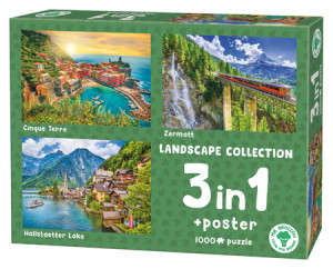 Landschaftsmotive - Puzzlekoffer (3 in 1)