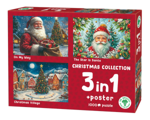 Weihnachtsmotive - Puzzlekoffer (3 in 1)