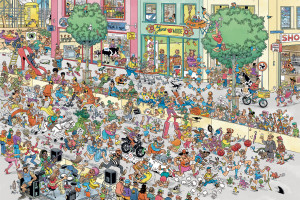 Jumbo-Puzzle 1500 Teile: Jan van Haasteren|Pumps-Sprint
