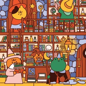 Die Bibliothek des Zauberers
