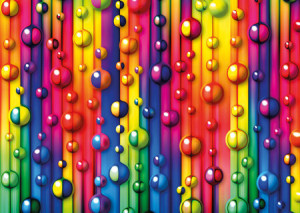 Bunte Seifenblasen