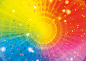 Abstrakte Farben des Regenbogens