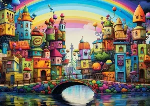 Die Regenbogen Stadt