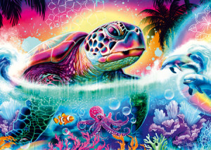 Neon Schildkröte