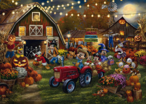 Disney - Mickey & Minnie auf dem Kürbis-Festival, Kinkade