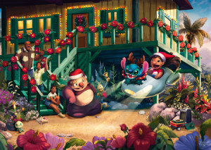 Disney - Lilo & Stitch feiern Weihnachten, Kinkade