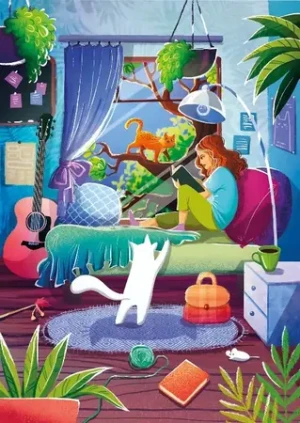 Mädchen & Katzen