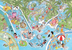 Jan van Haasteren - Junior: Wasserrutschen-Wahnsinn