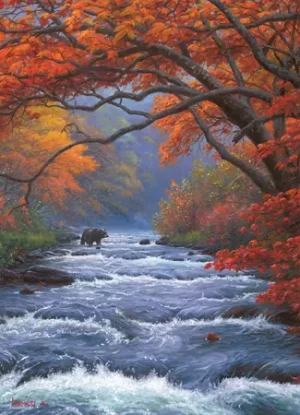 Fluss im Herbst
