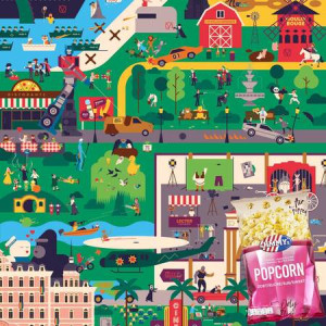 Hollywood - Puzzle in der Tüte