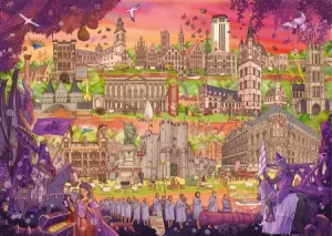 Stadt Gent - Puzzle in der Tüte