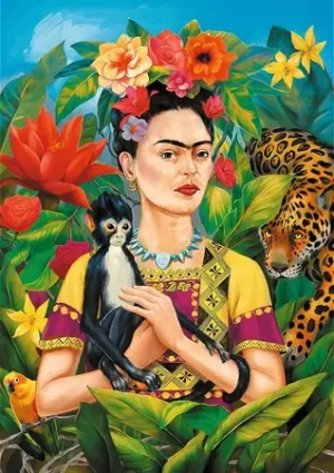 Porträt im Dschungel, Frida Kahlo