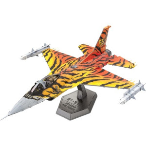 Metal Earth - F-16 Fighting Falcon Belgian Air Force „Tiger“ - 3D Metall Puzzle