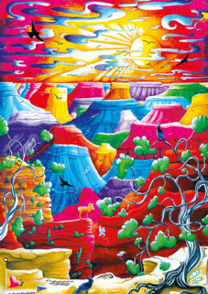 Grand Canyon in Bunt