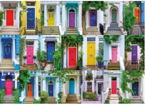Bunte Türen von Notting Hill