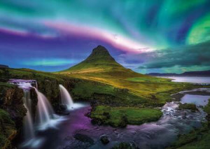 Nordlichter über Kirkjufell