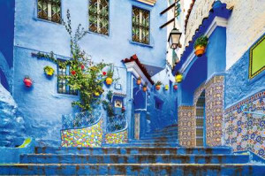 Marokko in Blau