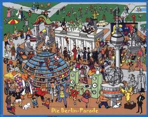 Die Berlin-Parade - Rahmenpuzzle
