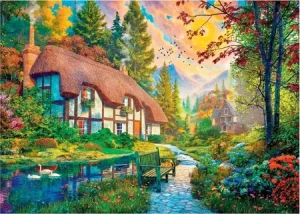 Idyllisches Haus am Fluss