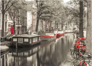 Kanal in Amsterdam