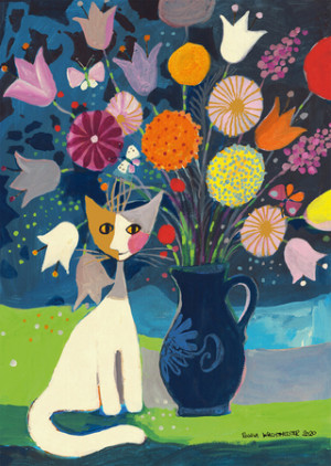 Rosina Wachtmeister - Weiße Katze