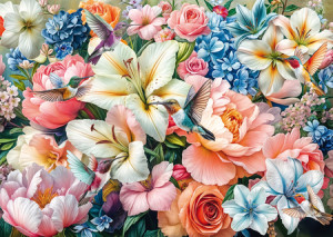 Blumen in Pastell