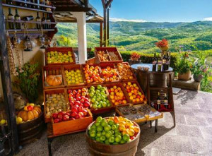 Bunte Märkte: Obstmarkt in Kroatien
