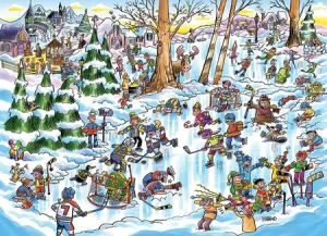 Verrücktes Eishockey