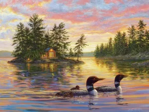Abendstimmung am See