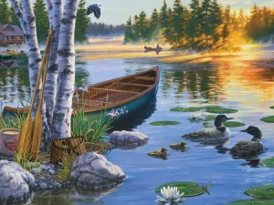 Morgen am See