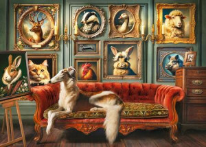 Edle Tiere im Salon