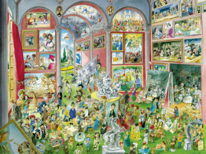 In der Kunstausstellung
