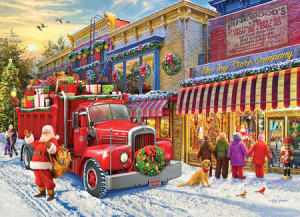 Weihnachtlicher Mack-Truck