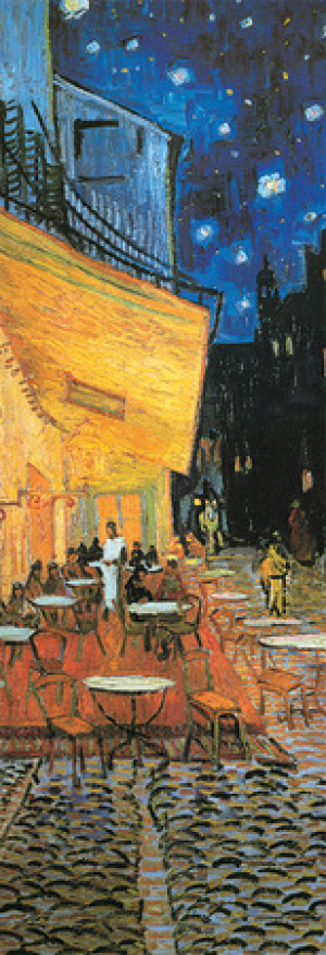 Café bei Nacht (Panorama)