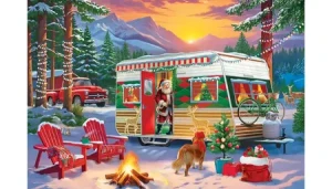 Weihnachten im Campingbus (in Metalldose)