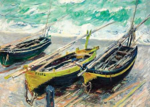 Monet - Drei Boote