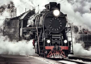 Die alte Lokomotive