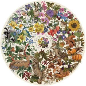 Die Jahreszeiten der Natur (Rundpuzzle)