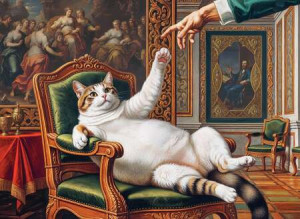 Seine Flauschige Hoheit - Katze